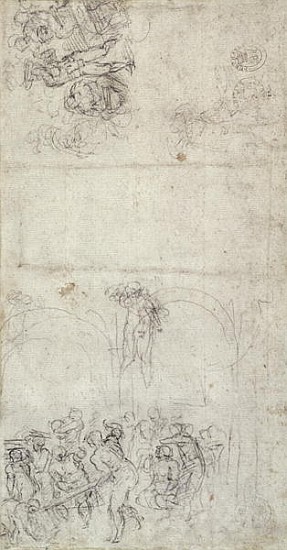 Study for The Last Judgment od Michelangelo (Buonarroti)