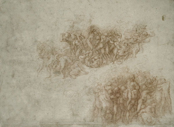 The Worship of the Brazen Serpent, c.1530 od Michelangelo (Buonarroti)