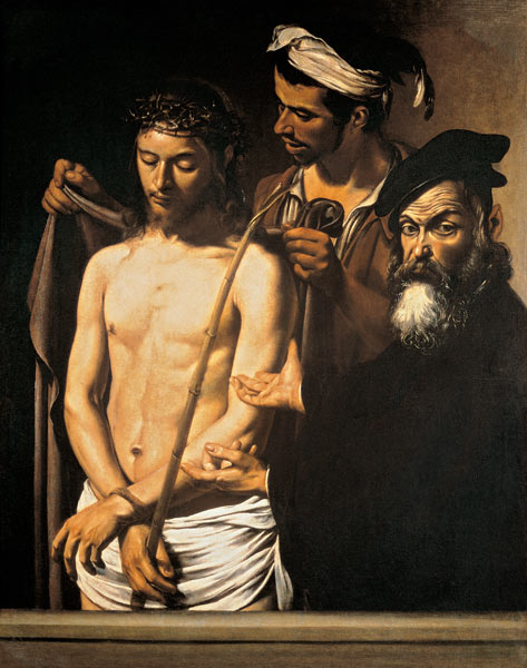 Caravaggio / Ecce Homo / c.1605/06 od Michelangelo Caravaggio