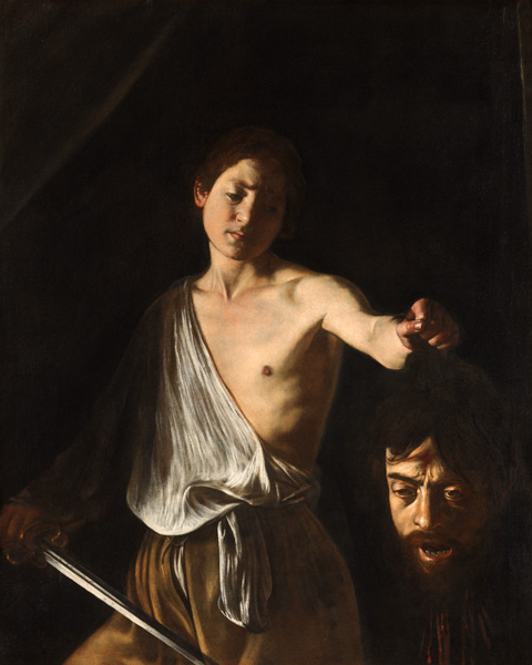 David with the Head of Goliath 1605 od Michelangelo Caravaggio