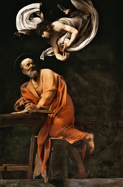 St. Matthew and the Angel od Michelangelo Caravaggio