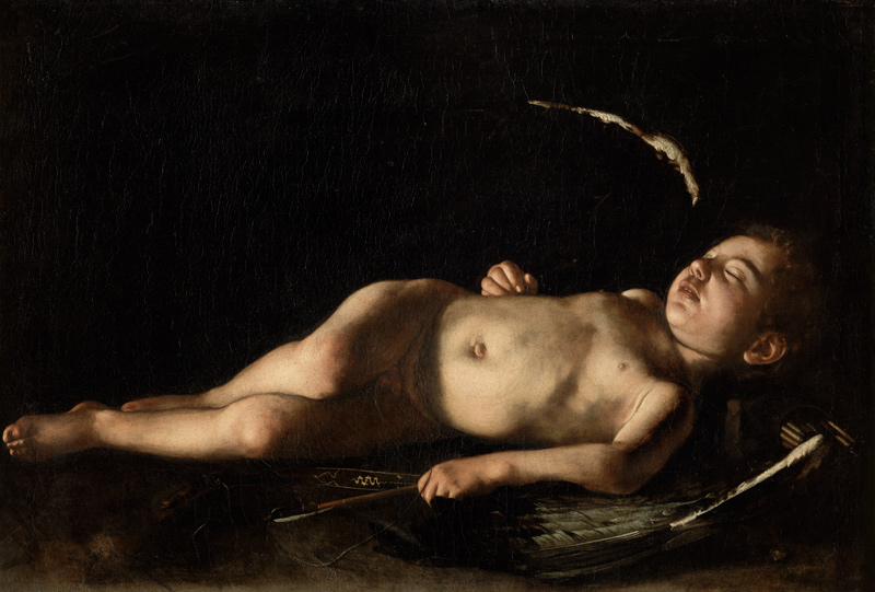 Sleeping Cupid od Michelangelo Caravaggio