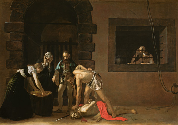 The Decapitation of St. John the Baptist od Michelangelo Caravaggio
