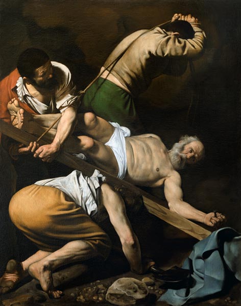 Caravaggio, Kreuzigung Petri od Michelangelo Caravaggio