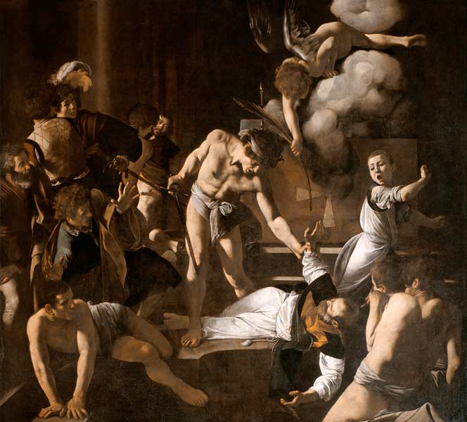 The Martyrdom of St. Matthew od Michelangelo Caravaggio