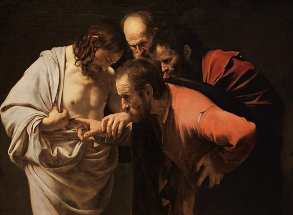 The Doubting Thomas od Michelangelo Caravaggio