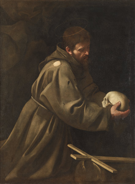 Caravaggio, Franz von Assisi od Michelangelo Caravaggio