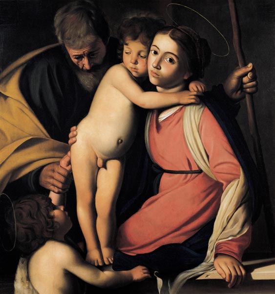 The Holy Family with John the Baptist as a Boy od Michelangelo Caravaggio