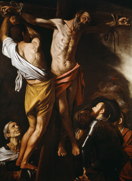 Caravaggio, Kreuzigung des Andreas od Michelangelo Caravaggio