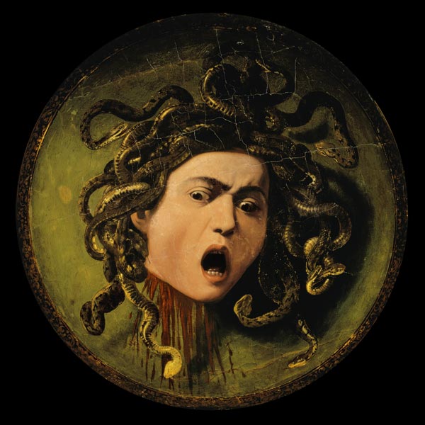 Medusa, painted on a leather jousting shield od Michelangelo Caravaggio