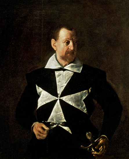 Portrait of Alof de Wignacourts od Michelangelo Caravaggio