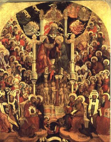 Coronation of the Virgin od Michele Giambono