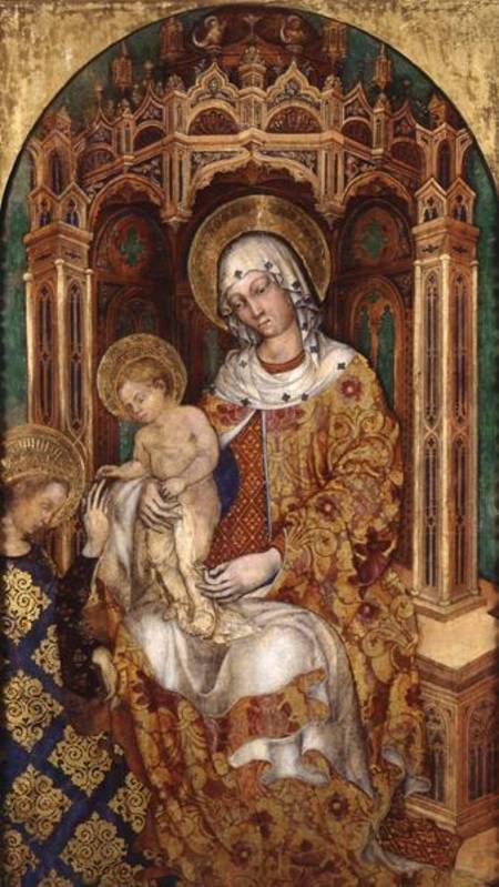 The Mystic Marriage of St. Catherine of Alexandria od Michele Giambono