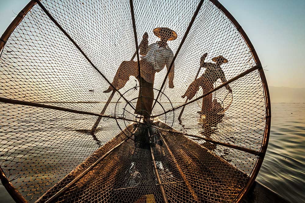 Intha Fishermen od Michele Martinelli