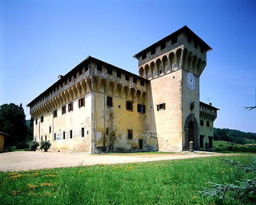 Villa Medicea di Cafaggiolo, begun 1451 (photo) od Michelozzo  di Bartolommeo