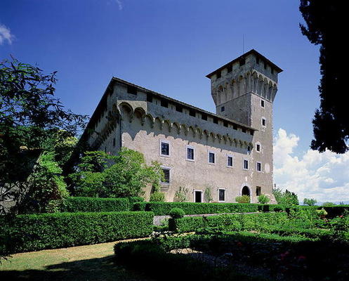 Villa il Trebbio, S. Piero a Sieve, begun 1451 (photograph) od Michelozzo  di Bartolommeo