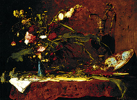 Great flower still life od Mihály Munkácsy