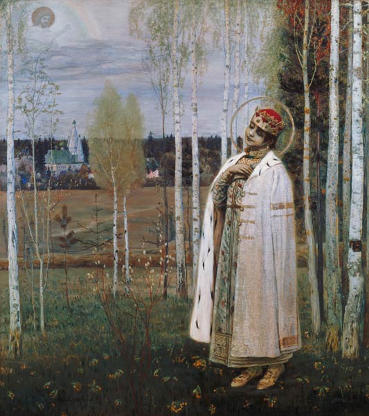 Tsarevich Dimitry, son of the Assassinated Tsar Nicholas od Mikhail Vasilievich Nesterov