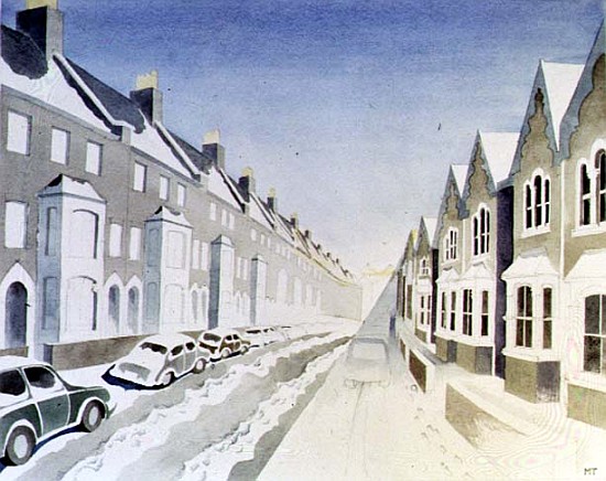 Quiet Snow, 1998 (w/c on paper)  od Miles  Thistlethwaite