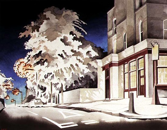 The Palmerston: Gateway to Chetwynd Road, 1998 (w/c on paper)  od Miles  Thistlethwaite