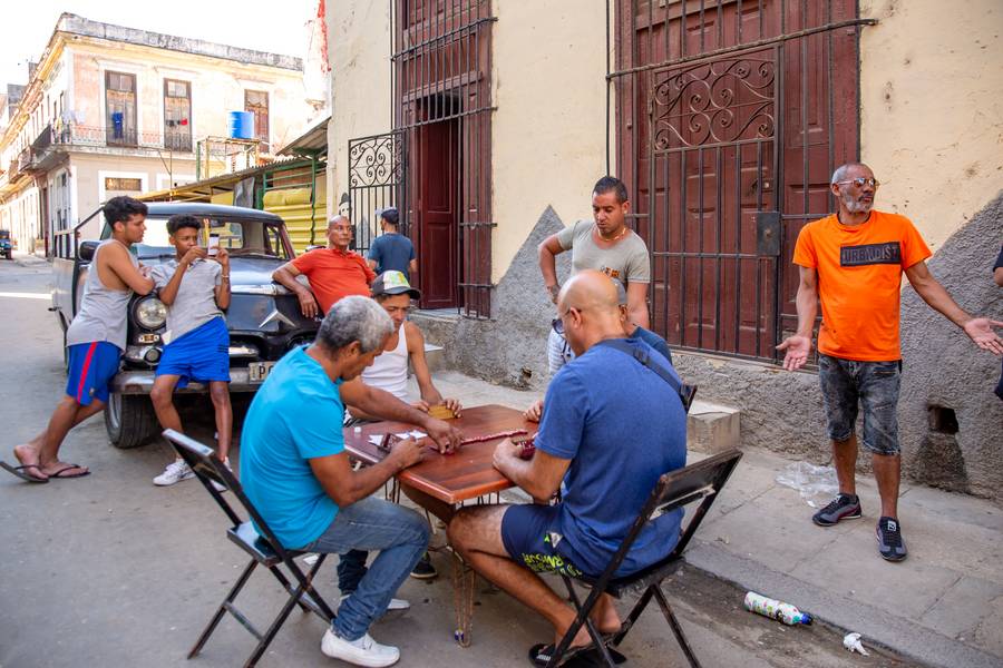 Domino in Havanna, Kuba od Miro May