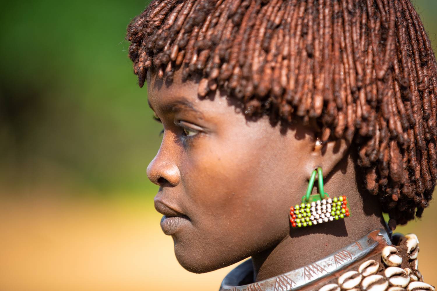 Portrait Äthiopien Afrika Omo Valley Hamer Stamm od Miro May