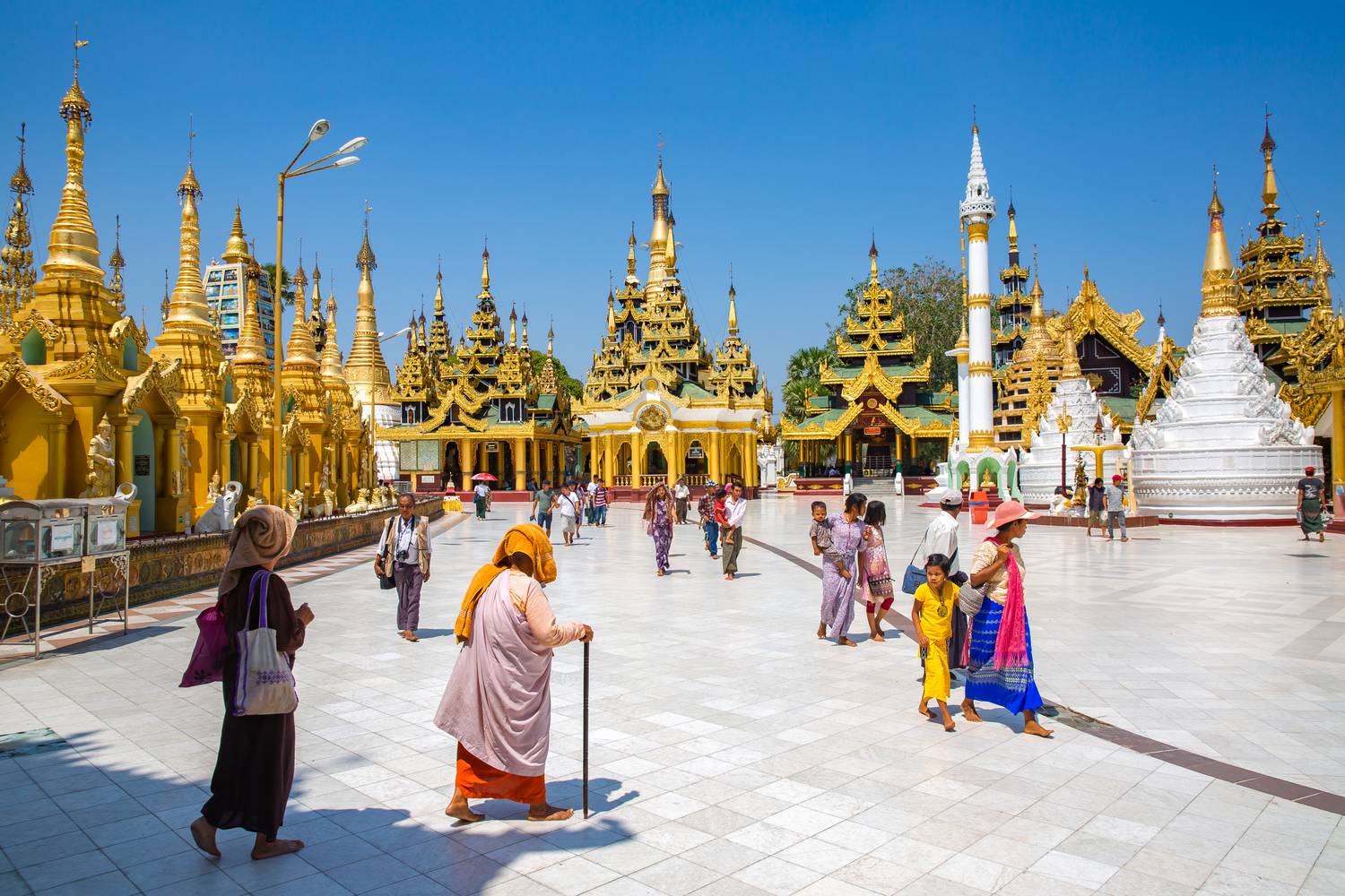Shwedagon-Pagode in Yangon, Myanmar (Burma) od Miro May