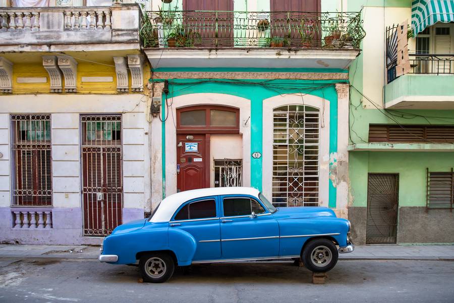 Strassenwerkstatt in Havana, Cuba od Miro May