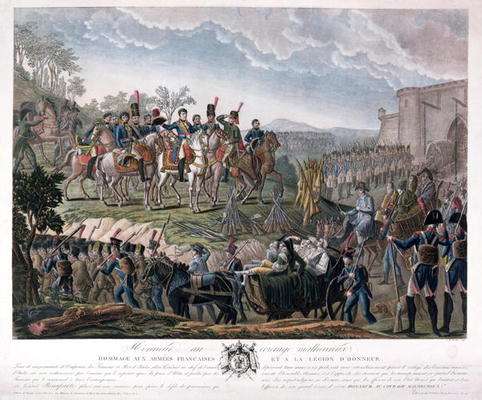 Napoleon Paying Homage to the Courage of the Vanquished, during the Surrender of Ulm, 20 October 180 od Mixille or Mixelle Jean Marie