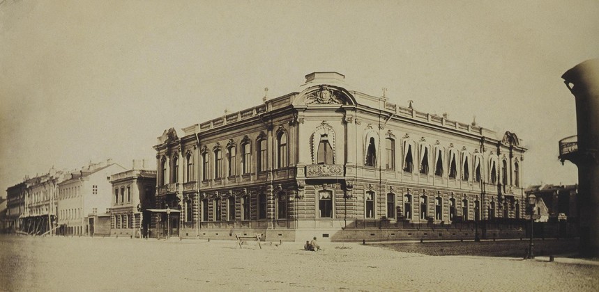 The Stroganov palace in Saint Petersburg od Mose Bianchi