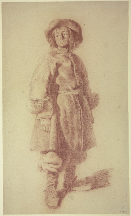 Standing Youth in a Marine Uniform od Moses ter Borch