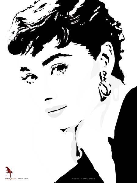 Audrey Hepburn 3 od Matthias Müller