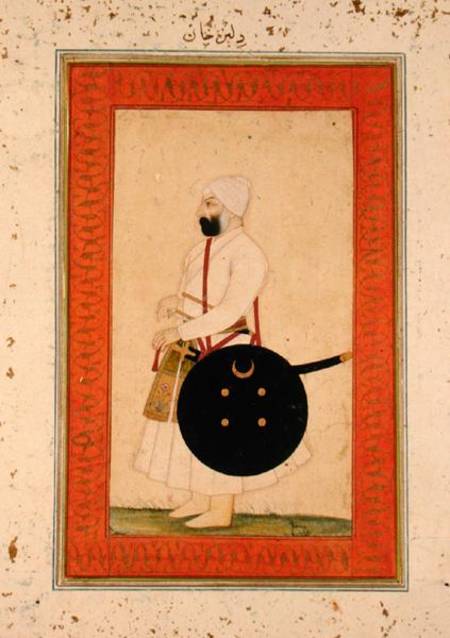 Portrait of Dilir Khan od Mughal School