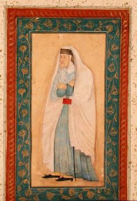 An old woman in Westernised dress, from the Large Clive Album