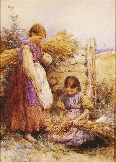The Young Gleaners od Myles Birket Foster