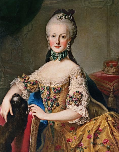 Archduchess Maria Elisabeth Habsburg-Lothringen (1743-1808) sixth child of Empress Maria Theresa of od Mytens (Schule)