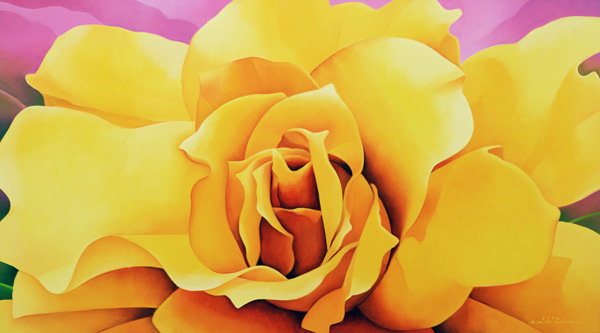 The Golden Rose, 2004 (oil on canvas)  od Myung-Bo  Sim