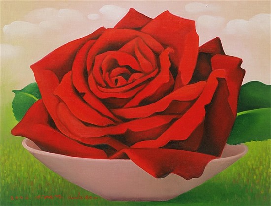 The Rose, 2004 (oil on canvas)  od Myung-Bo  Sim