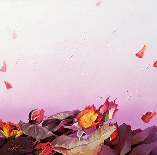 The Roses, 2002 (oil on canvas)  od Myung-Bo  Sim