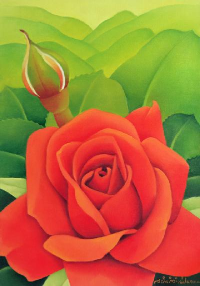 The Rose, 2003 (oil on canvas) 