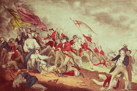 Battle at Bunker''s Hill od N. Currier