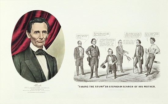 Hon. Abraham Lincoln, 16th President of the United States od N. Currier