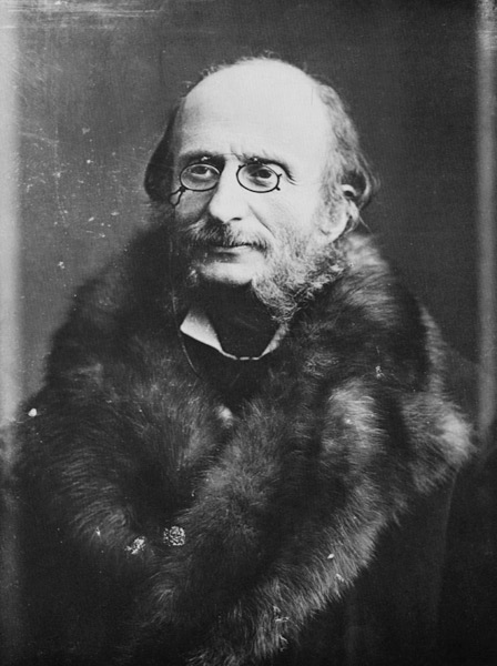 Portrait of Jacques Offenbach (1819-1880) od Nadar
