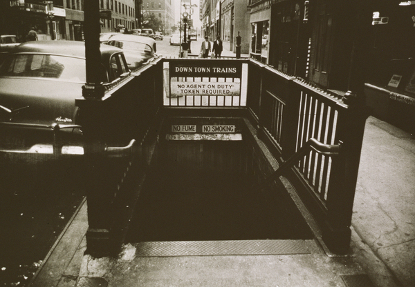 New York City Downtown Subway Entrance, Untitled 42 od Nat Herz