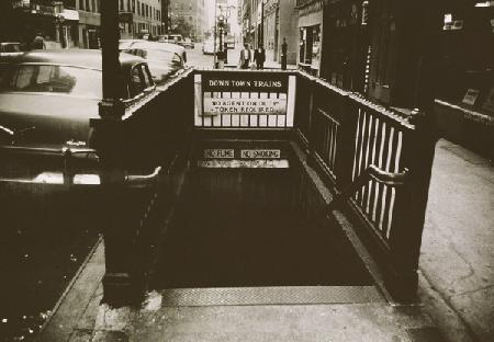 New York City Downtown Subway Entrance, Untitled 42