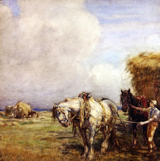 The Hay Wagon od Nathaniel Hughes John Baird