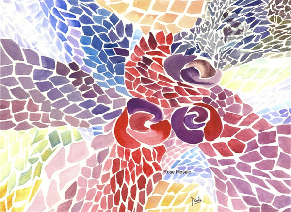 Rose Mosaic od Neela Pushparaj