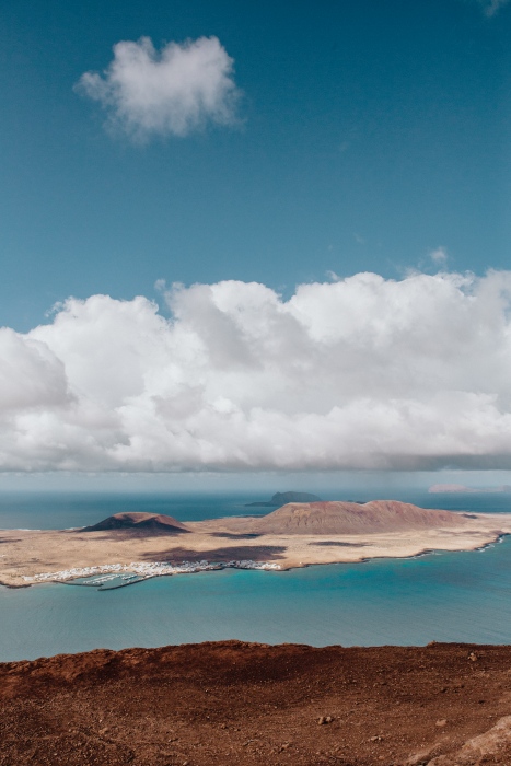 Blick auf La Graciosa von Lanzarote od Laura Nenz