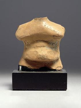 Fragmentary figure, Thessalian, c.6000 BC (terracotta)