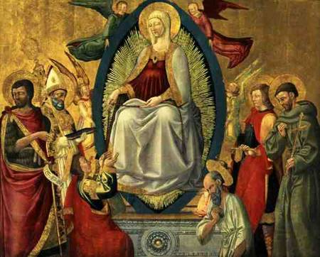 Ascension of the Virgin od Neri di Bicci